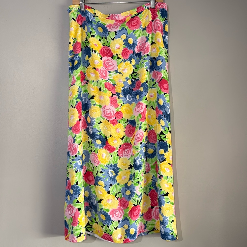 Vintage Pendleton floral skirt size 16 - Picture 1 of 4